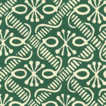 Green Octopus and Grid Print Italian Paper ~ Carta Varese Italy